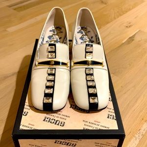 Gucci one of a kind Quentin Ivory Heels (low profile)- worn 3 times! WON’T LAST!